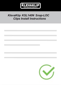 KlevaKlip Snap-Loc Clip Instructions for Trex Decking
