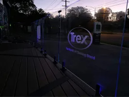 trex branding glass railing
